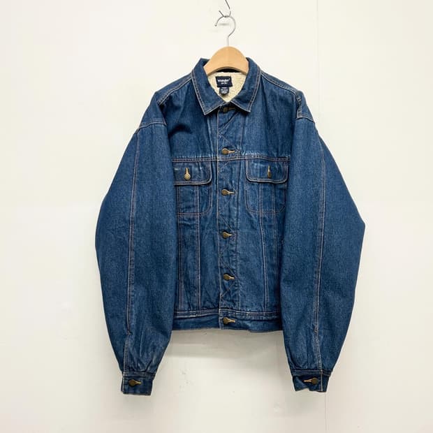 90s 랭글러 스포츠 데님 쉐르파 자켓