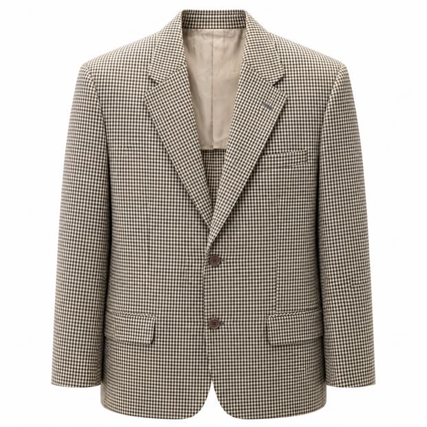 지방시 체크무늬 자켓 100