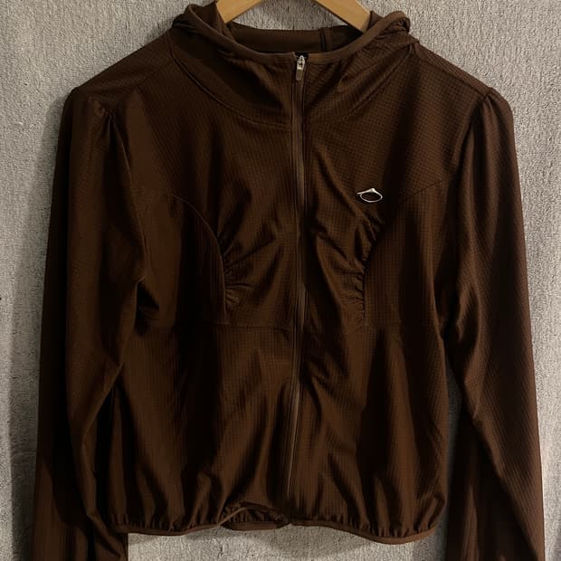 Mischief 미스치프 후디드 와플 집업