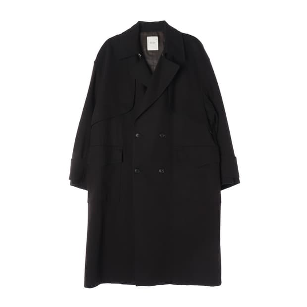 벨리에 미니멀 오버핏 더블 트렌치코트 L