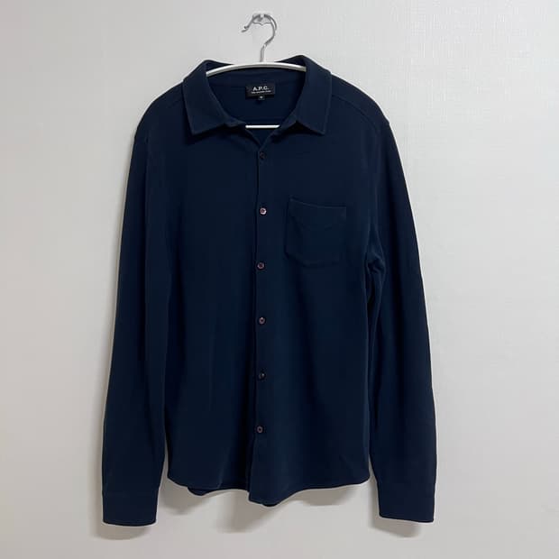 A.P.C 네이비 셔츠