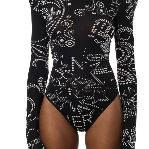 VAQUERA 숄더패드 바디수트 탑