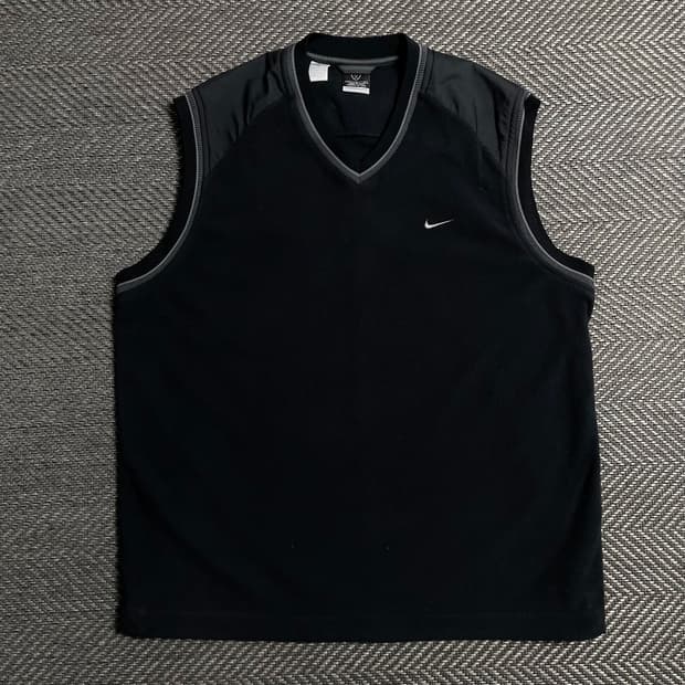 00s 나이키 올드스쿨 스우시 후리스 베스트o 5347