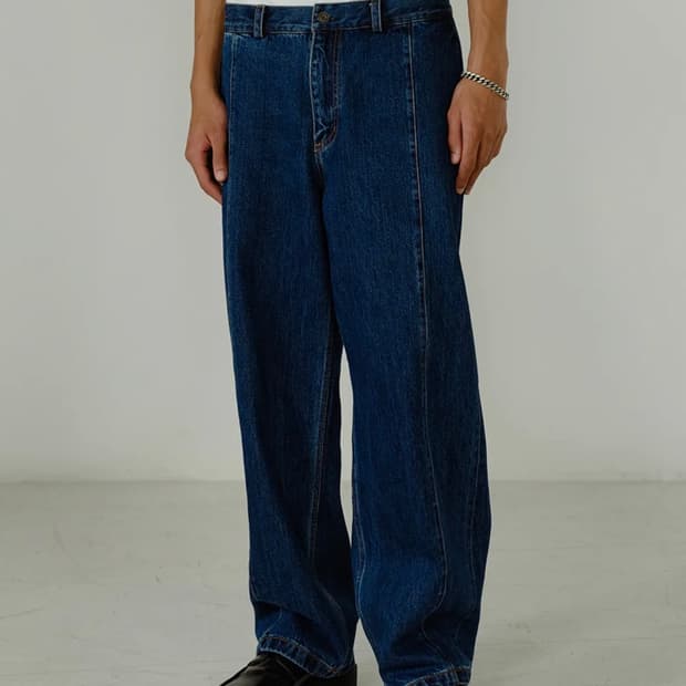 Filo denim pants navy m사이즈 팝니다!!!