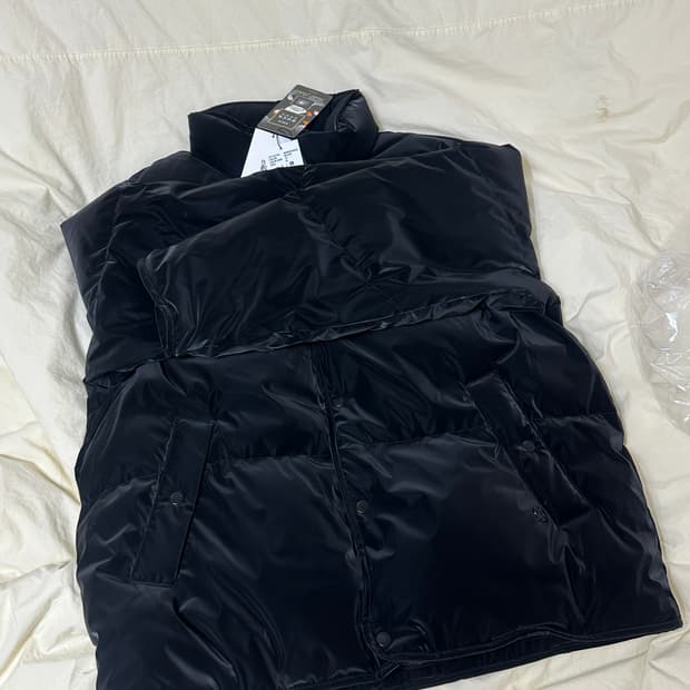 버커루 실크 패딩 블랙 XL 새상품