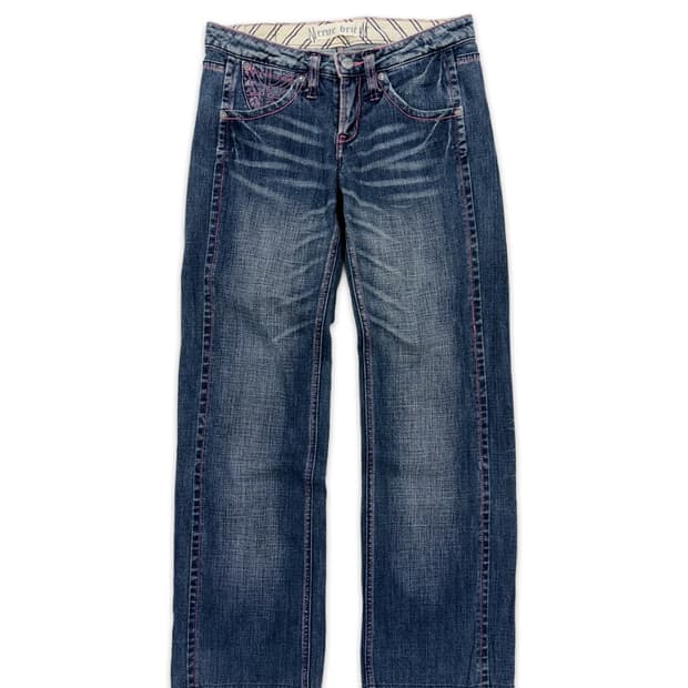 빈티지 true brit 로우라이즈 와이드 팬츠