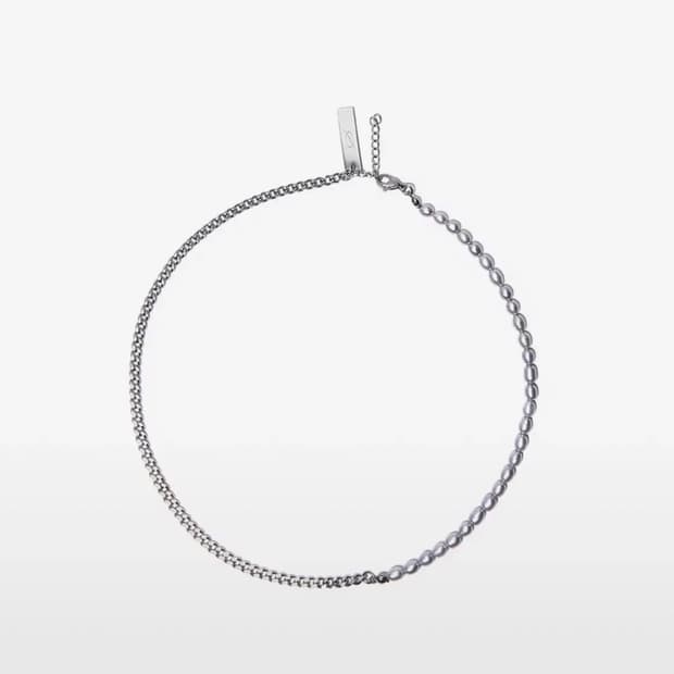 51퍼센트 half&half 펄 목걸이(단종모델)