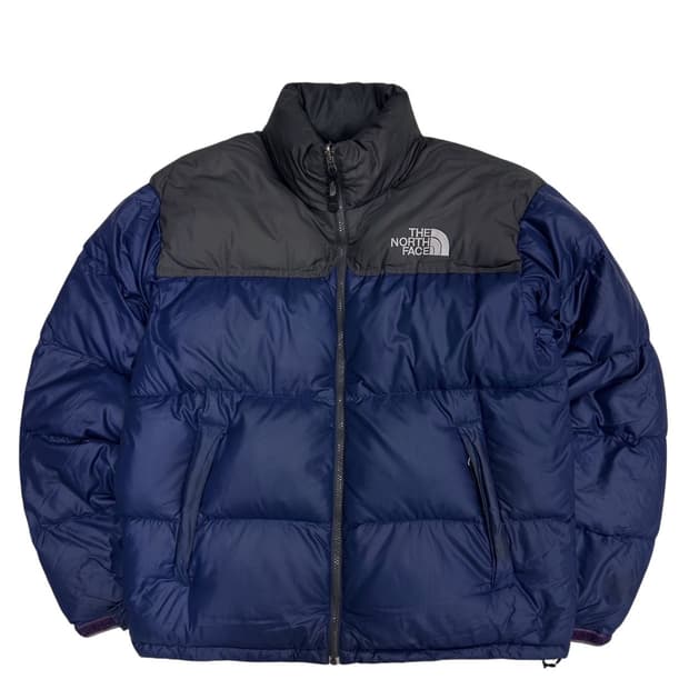 노스페이스 700 눕시 구스다운 패딩 블루 (M~L)
