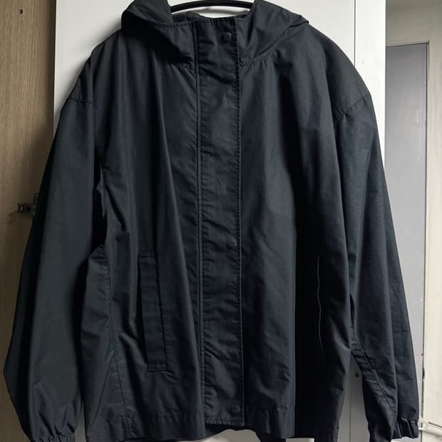 무인양품 무지 발수 후드 자켓