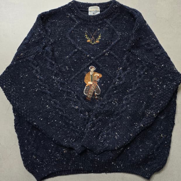 레어) 빈티지 영국 골프 울 니트  XL ~ XXL