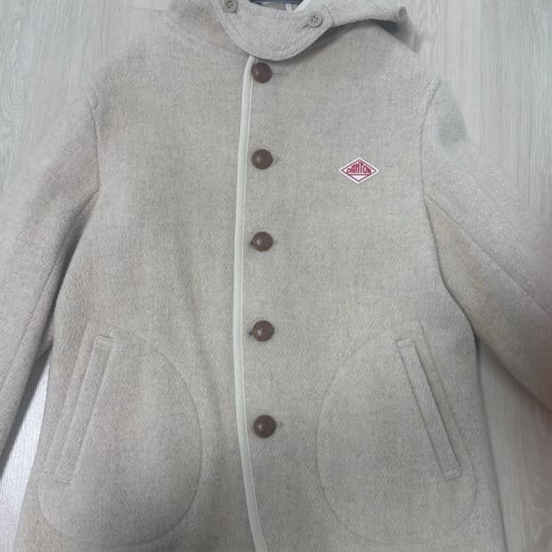 단톤 울 후드 자켓