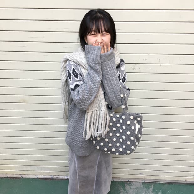 Tsumori Chisato Knit muffler cute