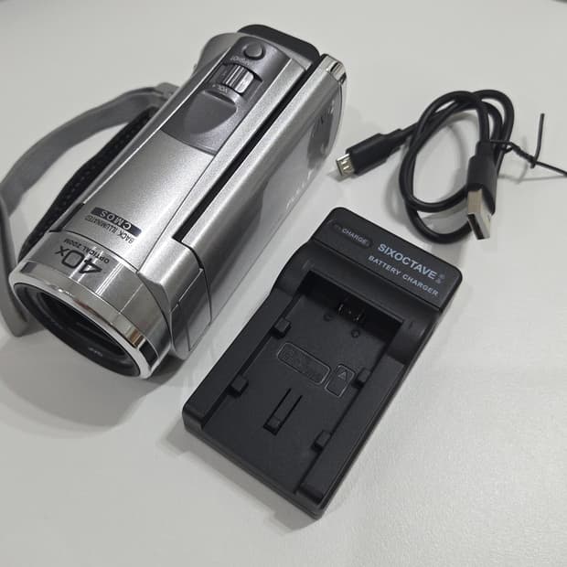 jvc hm33 실버 빈티지 디카 캠코더