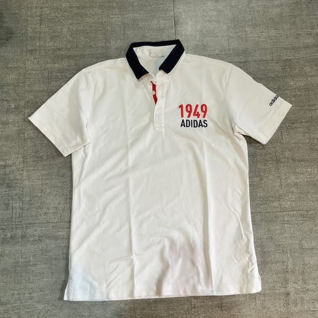 Adidas 아디다스 핀터깔 올드스쿨스트릿 1949 배색 반팔카라티셔츠