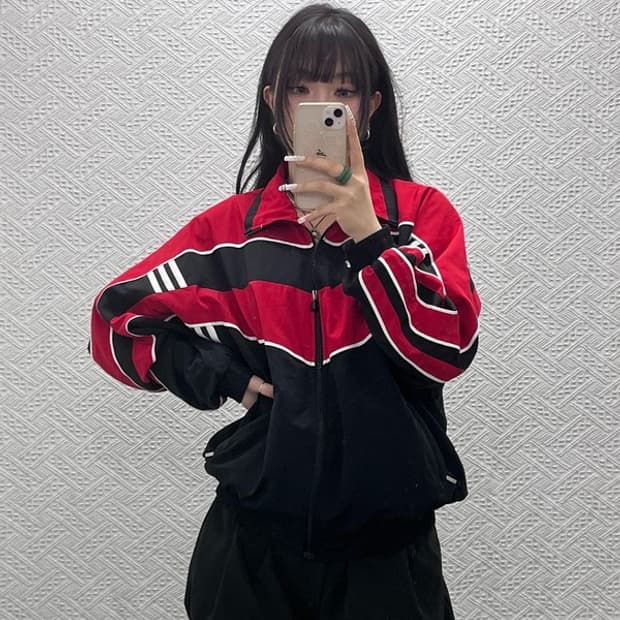 아디다스 올드스쿨 레트로 90's 코리아 바람막이 자켓 95 C10735