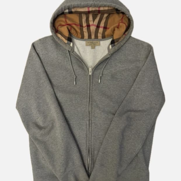 버버리 후드집업 