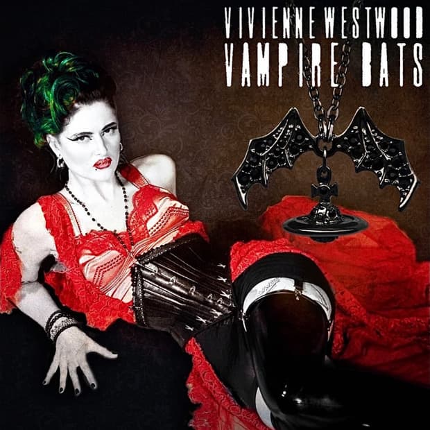 비비안웨스트우드 박쥐 날개 ord 목걸이