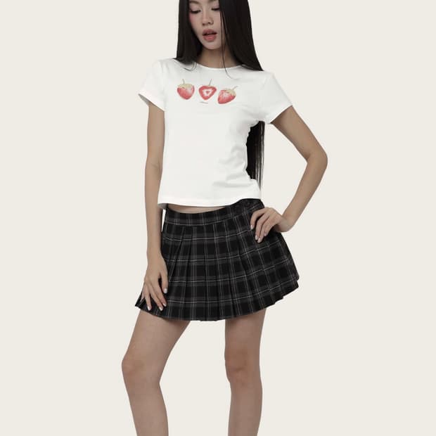 클리시어 딸기 티셔츠