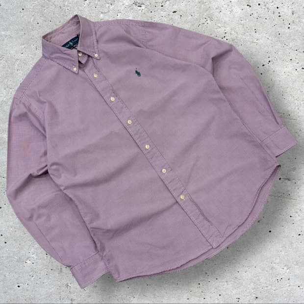 [M] 폴로 랄프로렌 커스텀핏 깅엄체크 셔츠 C815