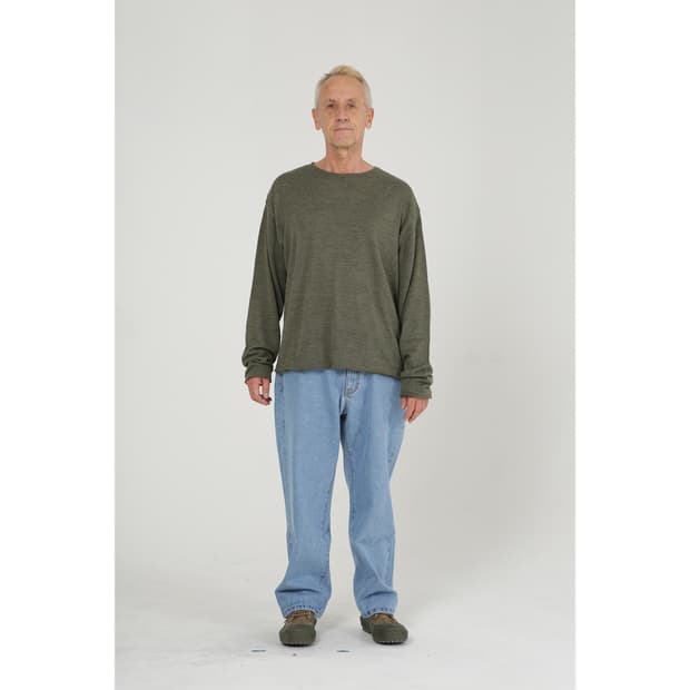 플라스틱 프로덕트 라운드넥 스웨터 (S)