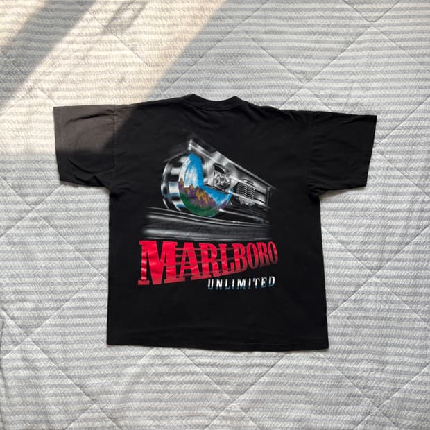 90s 빈티지 말보로 언리미티드 프로모 티셔츠