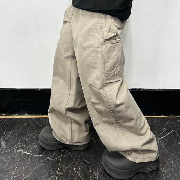 칼하트 오리지널 B11-DES 싱글니 카펜터 워크 팬츠