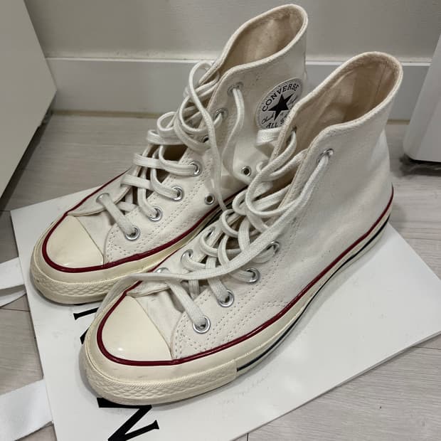 (235) 컨버스 척테일러 올스타 1970s 하이 화이트