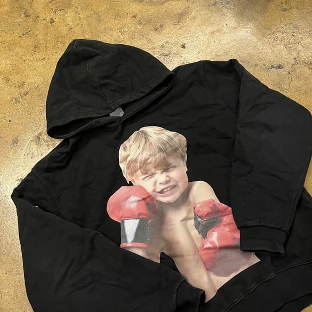 [정품] 아크메드라비 프린팅 검정색 후드티 b16