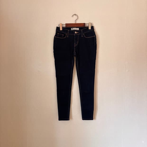 리바이스 레깅스 26 슬림 스키니진 스판 데님 청바지 실루엣