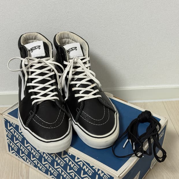 반스 볼트 스케이트 하이 레더