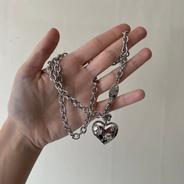 비비안웨스트우드 리 하트 펜던트 네크리스