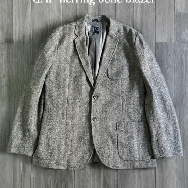 2015 갭 헤링본 블레이저