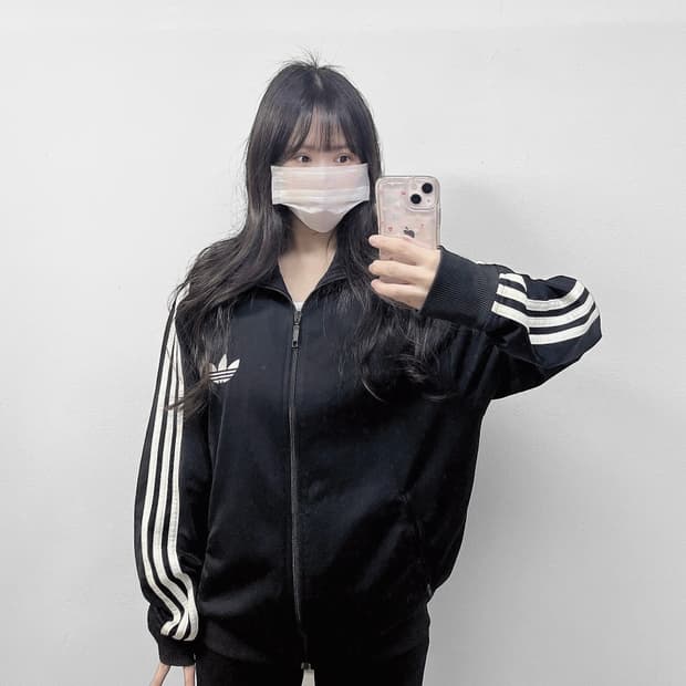 아디다스 og 파이어버드 트랙탑 져지 블랙