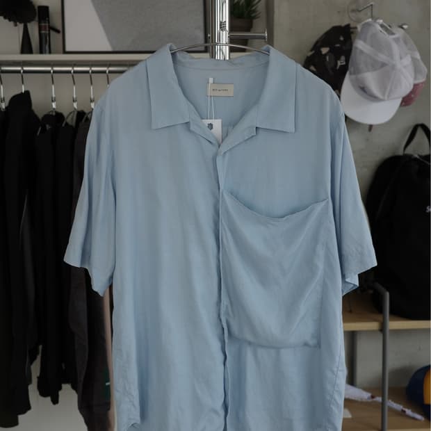 Bed j.w. Ford 오픈 카라 셔츠
