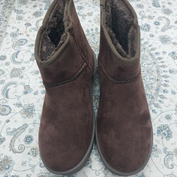 (새상품) 플리스 멜번 스웨이드 털 안감 숏 부츠 250mm