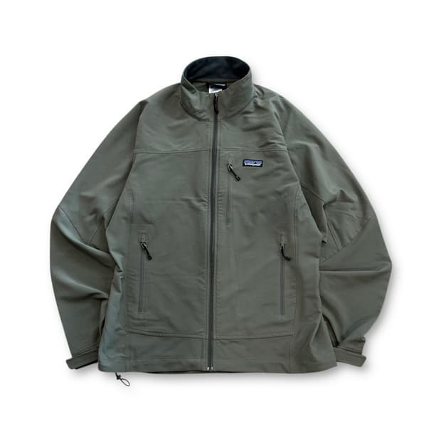 파타고니아 스판 폴리 카키 집업