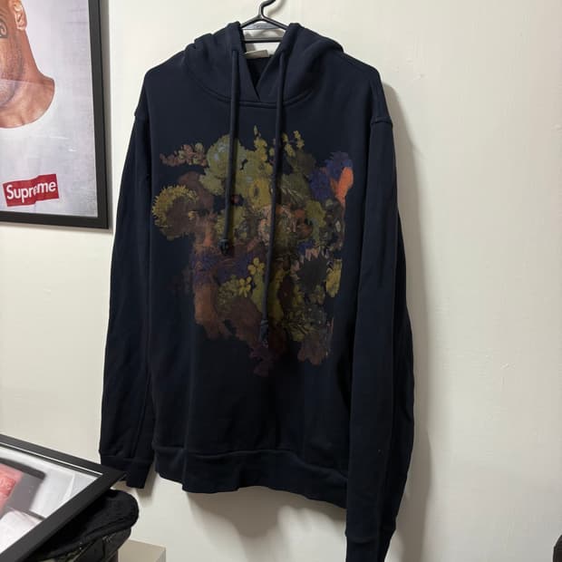 드리스반노튼 20ss 플로랄 후드