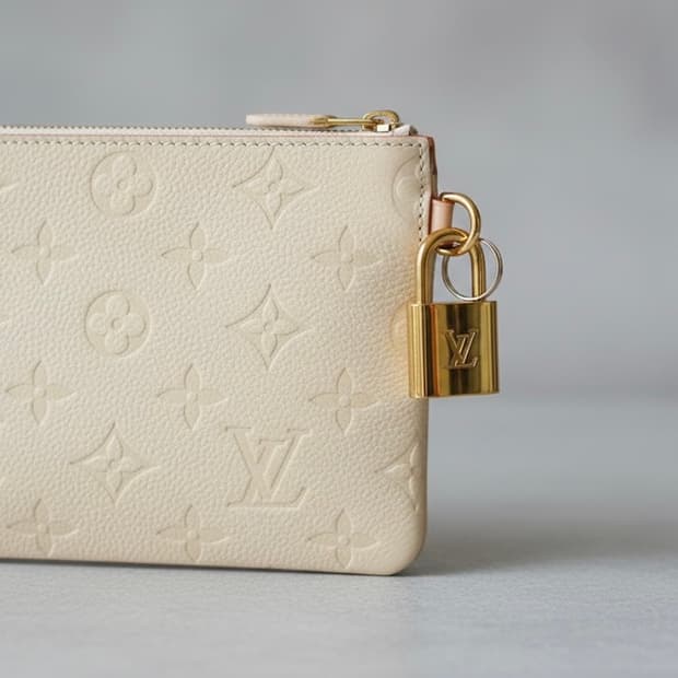 루이비통 패드락 자물쇠 키링