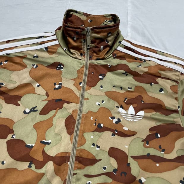 XXL 아디다스 파이어버드 카모패턴 트랙탑