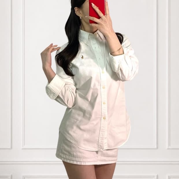 폴로 화이트 셔츠