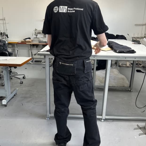플라스틱프로덕트 MPa BAG PANTS (BLACK) L사이즈