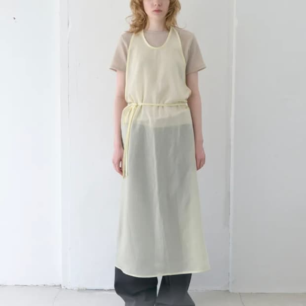 포저 홀터 맥시 레이어드 드레스 새상품