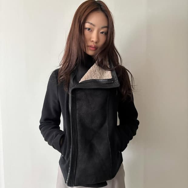 vince 빈스 무스탕 퍼자켓 S