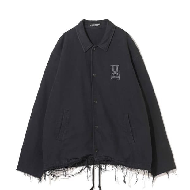 언더커버 레코드 코치 자켓