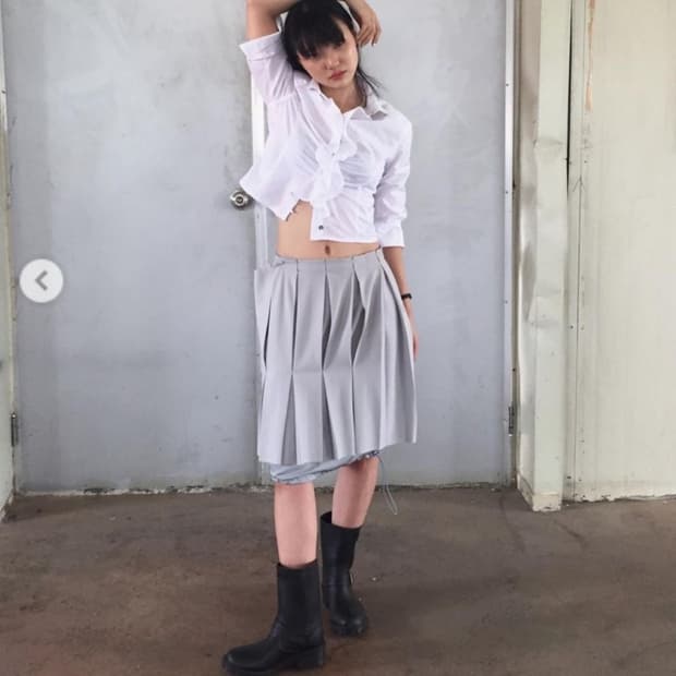 eonts sports버전 플리츠 스커트