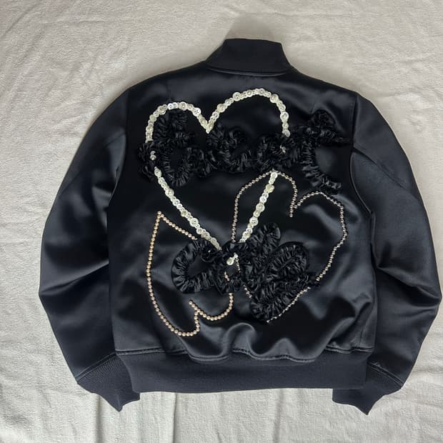 꼼데가르송 트리콧 블루종 comme des garcons tricot