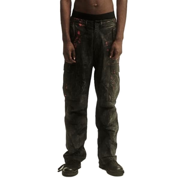 P.L.N. oilskin 카고팬츠