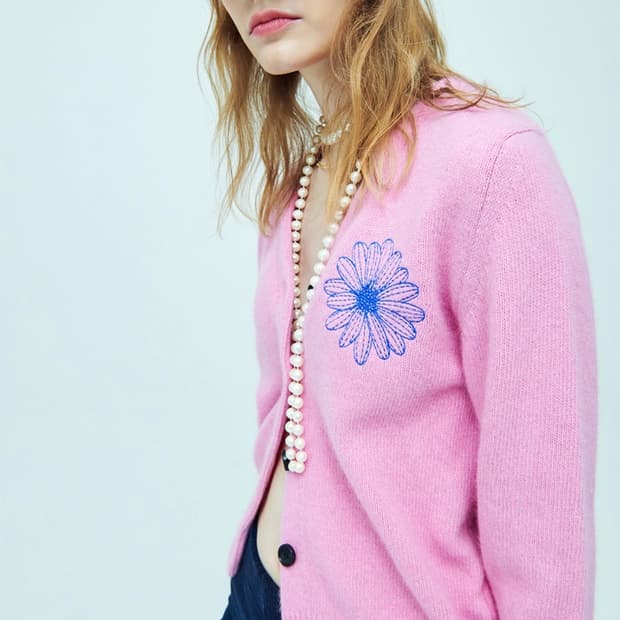 마르디 메크르디 핑크 가디건