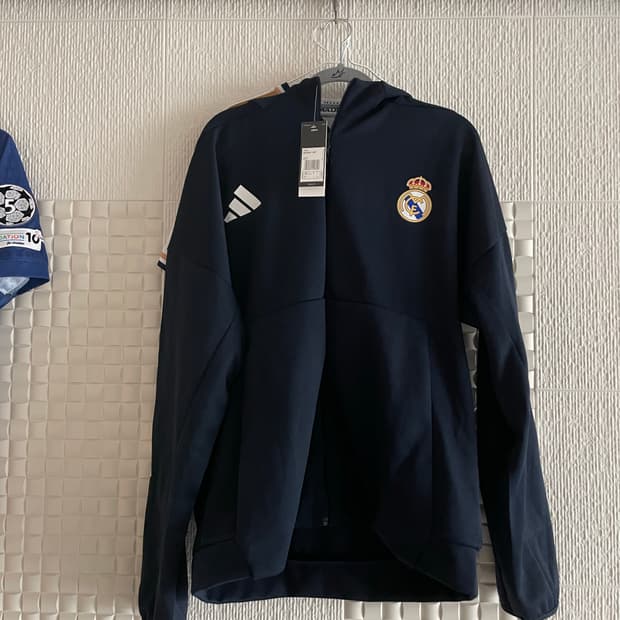 아디다스 레알 마드리드 트레이닝 후드집업 