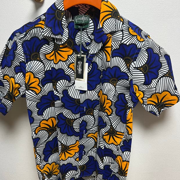 미사용 신품) 짓먼 빈티지 하와이안 캠프 셔츠 M사이즈